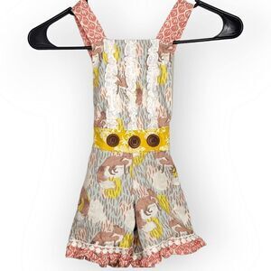 Persnickety Ruffle Fox Jumper size 3 Years